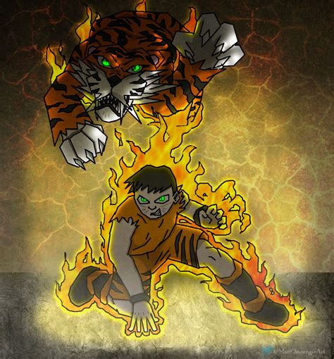 Artstation My Anime Character Tiger Powered Matthew Omoregie