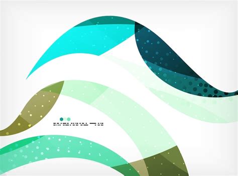 Premium Vector Colorful Abstract Flowing Shapes