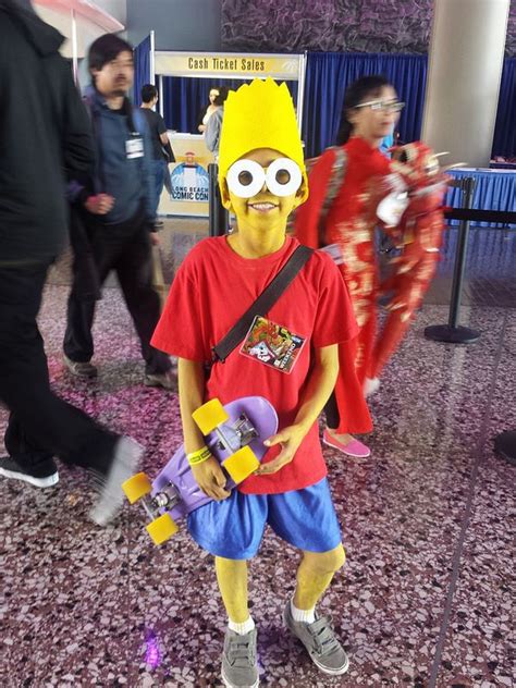 Long Beach Comic Con Bart Simpson Costume Simpsons Halloween Simpsons Costumes