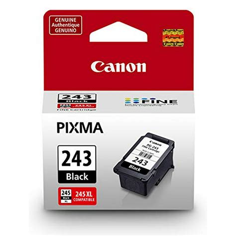 Genuine Canon Pg 243 Black Ink Cartridge 1287c001 For Pixma Mx492 Tr4520 Ts3322 Ts3420