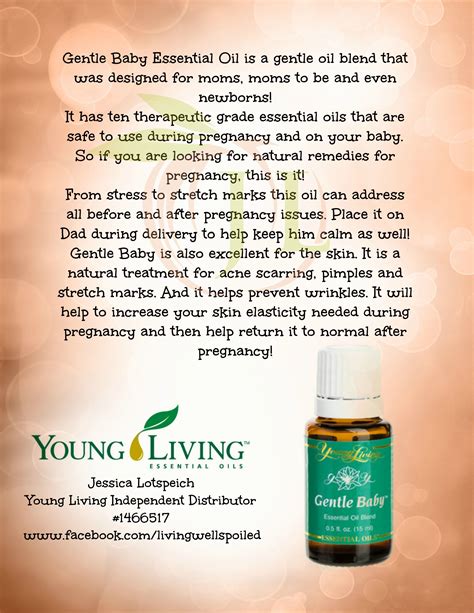 I knew that coconut oil and the essential oil, gentle baby, would make a great topical lotion for my newborn while providing many positive benefits. Young Living's Gentle Baby Essential Oil is a must have ...