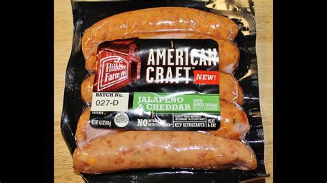 Hillshire Farm American Craft Jalapeno And Cheddar Food Review Youtube