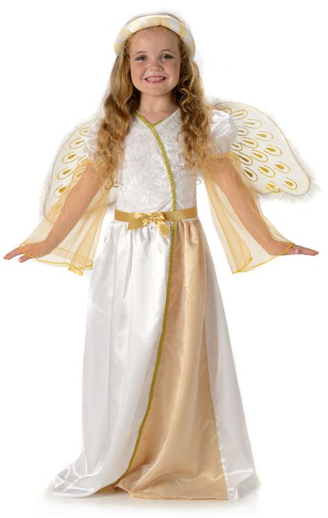 Fancy Dress And Period Costume Christmas Angel Christmas Fancy Dress Costume 4 11 Years Clothes