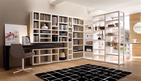 20 Modern Living Room Wall Units For Book Storage From