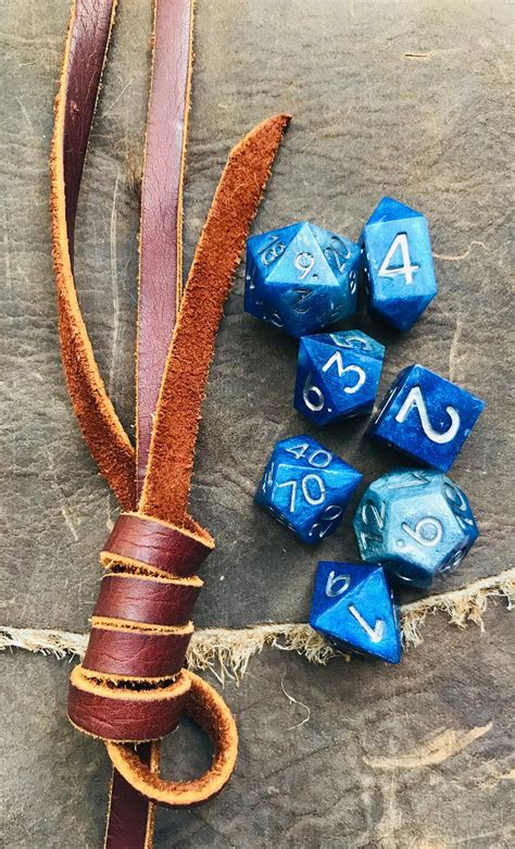 Cobalt Soul Handmade Sharp Edge Polyhedral Dice Set Etsy