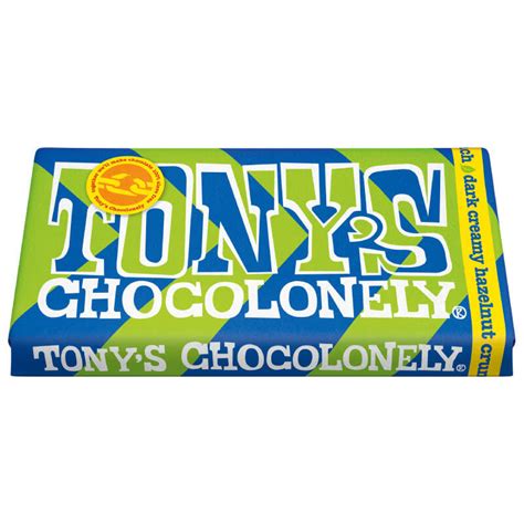 Tony S Chocolonely Vegan Dark Creamy Hazelnut Crunch 180g 2 99