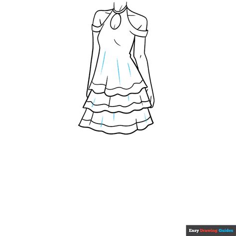 How To Draw An Anime Dress Easy Step By Step Tutorial