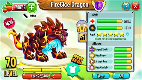 Dragon City Fire And Ice Dragon New Legendary Exclusive Dragon 2020