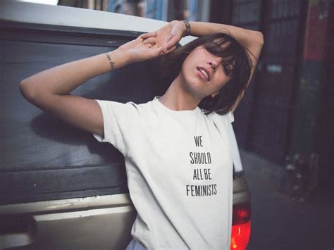 We Should All Be Feminists T Shirt Feminist T Shirts Popsugar Love