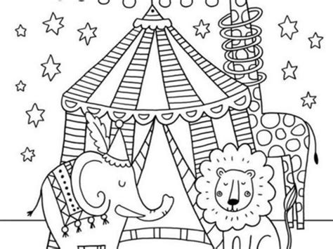 Free And Easy To Print Circus Coloring Pages Tulamama