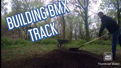 Backyard Bmx Track Build Pt 1 Youtube