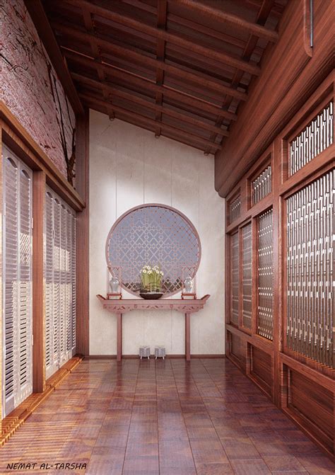 Chinese Style Interior Design On Behance
