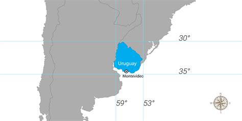 GeografÍa Del Uruguay Uruguay LocalizaciÓn Y ExtensiÓn