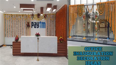 Office Inauguration Decoration Ideas Sbevent Youtube