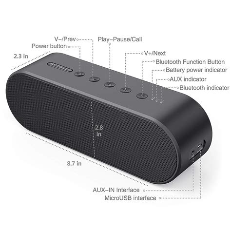 Bluetooth Speaker Wireless Bluetooth 42 Portable Speakers With Built