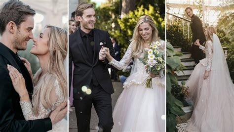 Viral News Pewdiepie Marries Marzia Bisognin Wedding Photos Out 👍
