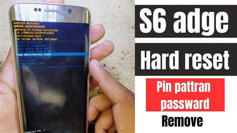 How To Factory Reset Samsung S6 Edge Hard Reset How To Factory Reset