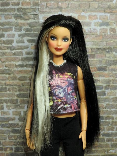Barbie Doll Repaint Made To Move Hybrid Fashionista Custom Etsy