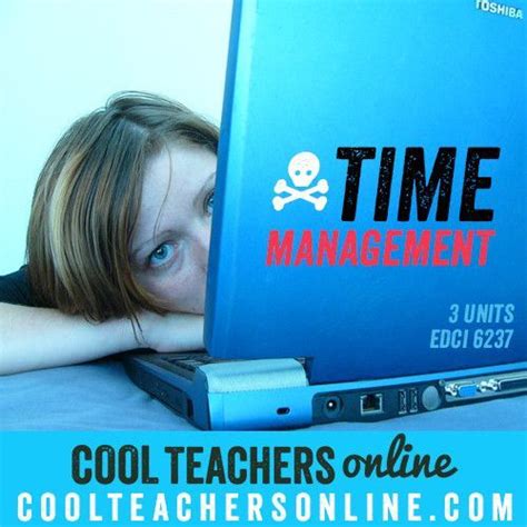EDCI 6237 Time Management | Time management, Management ...