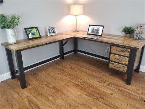 Buy Handmade Reclaimed Wood Office Desk Barnwood Computer Desk Corner