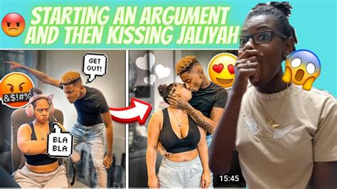 Funnymike Starts An Argument With Jaliyah And Then Kisses Her Things