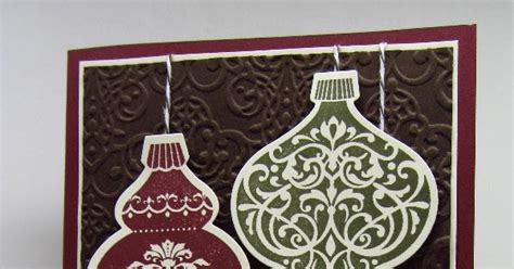 829 Stampin Up Ornament Keepsakes Cards And Decoration