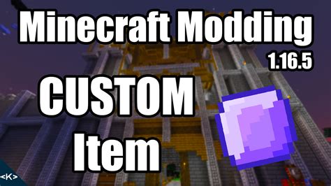 Adding A Custom Item In Minecraft 1165 With Forge