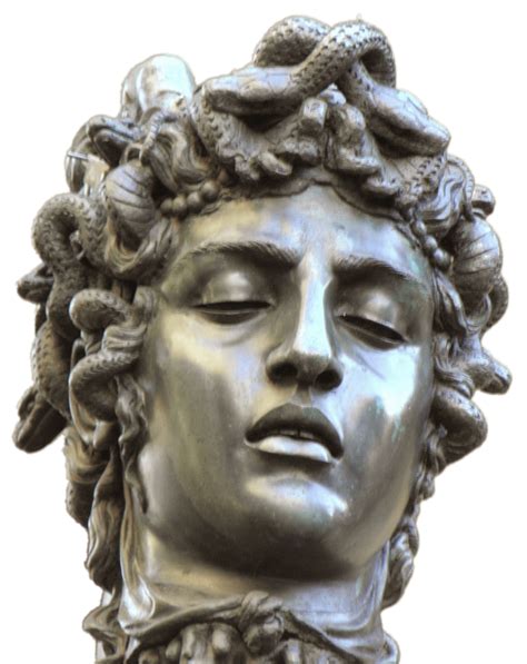 Download Head Of Medusa With Closed Eyes Transparent Png Stickpng