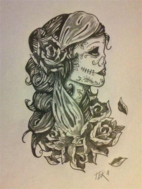 Gypsy Sugar Skull Tattoo Body Art Tattoos Sugar Skull Tattoos Gypsy