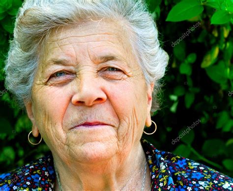 Smile Of An Old Woman Stock Photo By ©dundanim 9922153