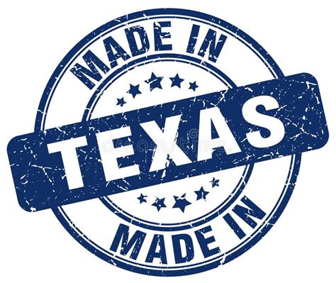 Made In Texas Stamp Stock Vector Illustration Of Produced 121934980