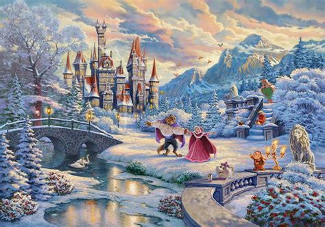 37 Disney Paintings By Thomas Kinkade That Look Even Better Than The