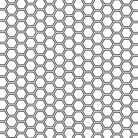 Simple Black Hexagon Honeycomb Grid Texture Background Honeycomb
