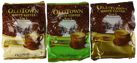 Old town white coffee 3 in 1 classic (15 sticks). OLD TOWN White Coffee 3 in 1 Variety Pack (Classic ...