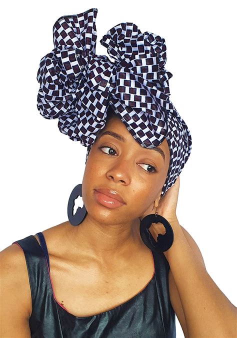 T Ideas African Print Head Wrap Head Dress Turban Etsy Uk African Print Ankara