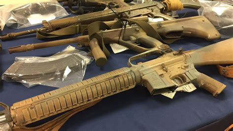 Shoplifting bust leads to huge weapons cache, police say