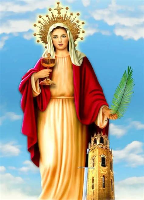 Virgen Santa Barbara Historia Oración Milagros Y Más