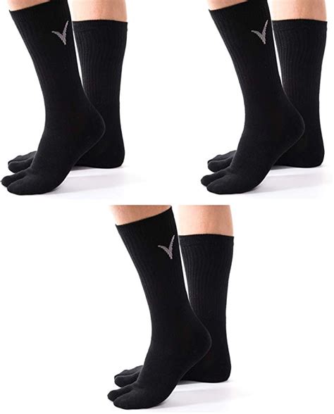 V Toe Thick Flip Flop Socks Tabi Split Toe Cotton Socks For Men