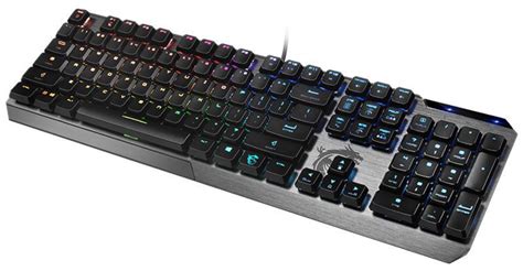Msi Vigor Gk50 Rgb Low Profile Mechanical Gaming Keyboard Kailh