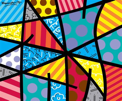 Pin By Aiyumi On Abstract Art By Romero Britto Abstract Art Wallpaper