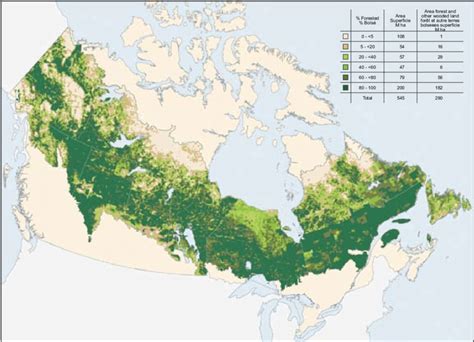 Boreal Forest Canada Map Sahara Map