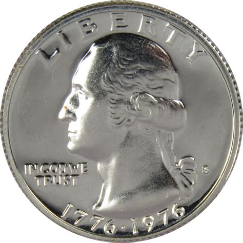 1976 S Washington Bicentennial Quarter Choice Proof 40 Silver 25c Us