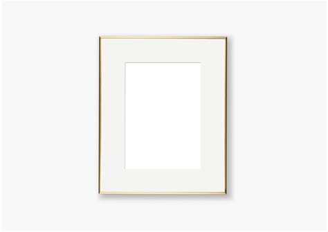 Gold Metal Matte Thin Picture Frame Large Modern Minimalist Etsy