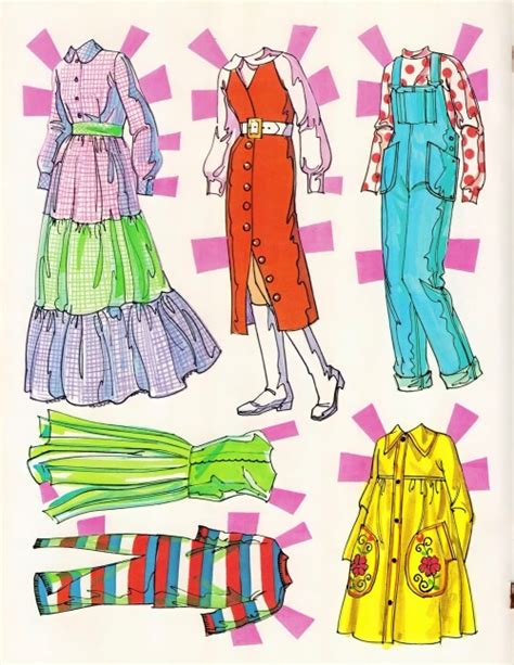 Paper Dolls As Fashion History The Brady Bunch Paper Dolls Part 1