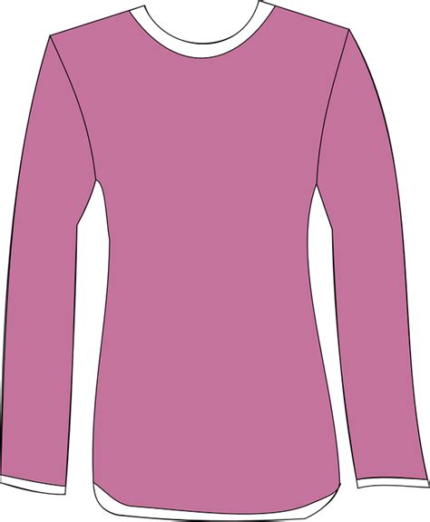 Blusa de manga larga con botones, camiseta, camiseta, ángulo, blanco png. Blusa Rosa Vestuário · Gráfico vetorial grátis no Pixabay