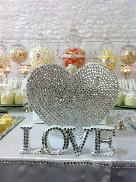 I Designed This Bling Candy Buffet For A Wedding Candy Buffet