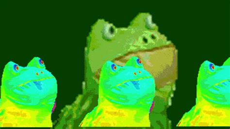 Rainbow Frog Gifs Different Versions Of This Meme On Animated Pics My