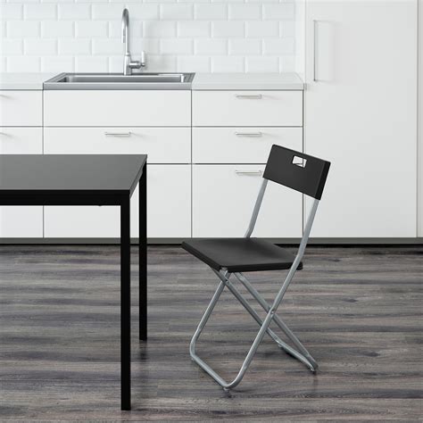 Check out ikea's stylish home furnishing and home accessories now! GUNDE Folding chair - black - IKEA