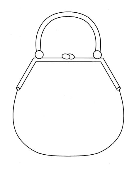 hand purse design drawings easy