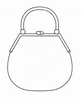 Handbag Bag Drawing Drawings Getdrawings sketch template